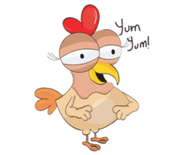 The Crazy Chicken - Jack sticker #904449
