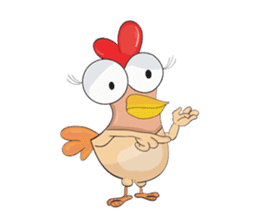 The Crazy Chicken - Jack sticker #904450