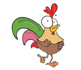 The Crazy Chicken - Jack sticker #904459