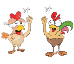 The Crazy Chicken - Jack sticker #904467