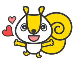 Lee the Squirrel sticker #904519