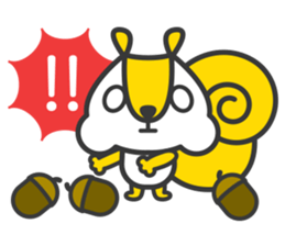 Lee the Squirrel sticker #904526