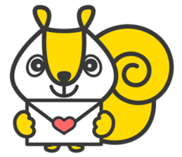 Lee the Squirrel sticker #904531