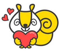 Lee the Squirrel sticker #904538