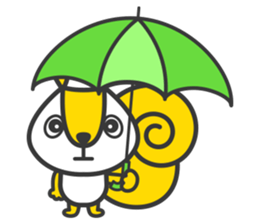 Lee the Squirrel sticker #904542