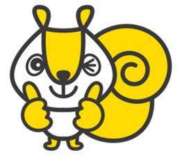 Lee the Squirrel sticker #904546