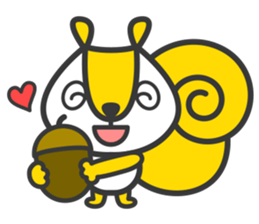 Lee the Squirrel sticker #904552