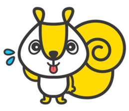 Lee the Squirrel sticker #904556