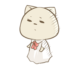 White Cat sticker #905045