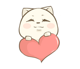 White Cat sticker #905053