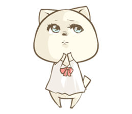 White Cat sticker #905058