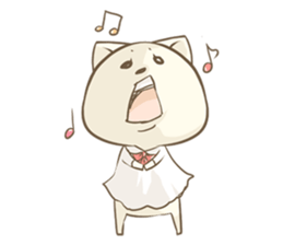 White Cat sticker #905078