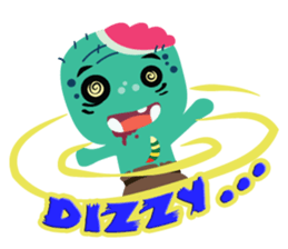Nong Mik - the cute zombie - English sticker #905269