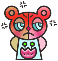 Tulip Bear sticker #905543