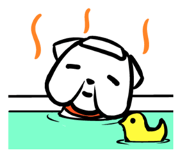 Impertinent Bulldog sticker #905594