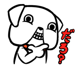 Impertinent Bulldog sticker #905597