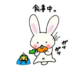 Tongue rabbit Yalonely. sticker #905777