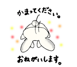 Tongue rabbit Yalonely. sticker #905782