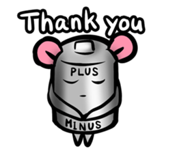 Battery-no(English version) sticker #905800