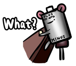 Battery-no(English version) sticker #905802