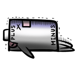 Battery-no(English version) sticker #905804