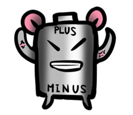 Battery-no(English version) sticker #905807