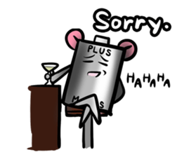 Battery-no(English version) sticker #905815