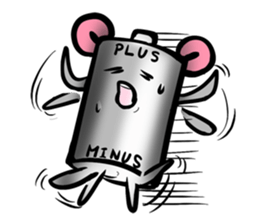 Battery-no(English version) sticker #905820