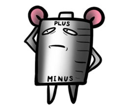 Battery-no(English version) sticker #905827