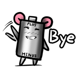 Battery-no(English version) sticker #905838