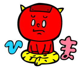 Super Disorganized AKAONI by MAMES sticker #906011