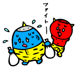 Super Disorganized AKAONI by MAMES sticker #906014