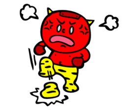 Super Disorganized AKAONI by MAMES sticker #906016