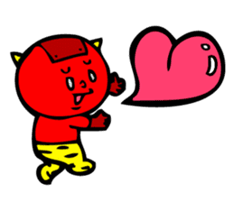 Super Disorganized AKAONI by MAMES sticker #906025