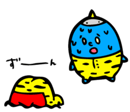 Super Disorganized AKAONI by MAMES sticker #906033