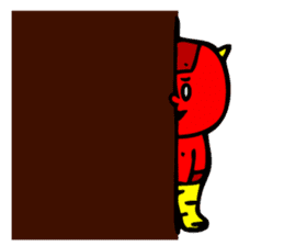 Super Disorganized AKAONI by MAMES sticker #906034