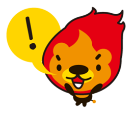 Lion of the fire sticker #906119