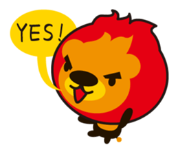 Lion of the fire sticker #906120