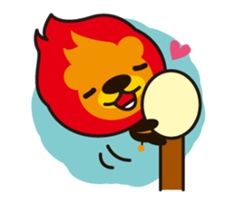 Lion of the fire sticker #906121