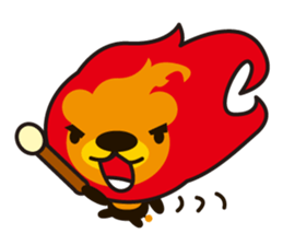 Lion of the fire sticker #906126