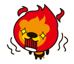 Lion of the fire sticker #906127