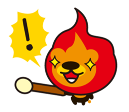 Lion of the fire sticker #906128