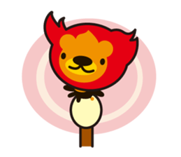 Lion of the fire sticker #906129