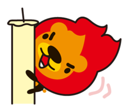 Lion of the fire sticker #906147
