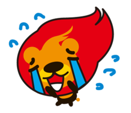 Lion of the fire sticker #906150