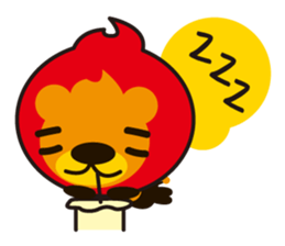 Lion of the fire sticker #906152