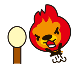 Lion of the fire sticker #906156