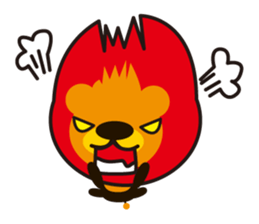 Lion of the fire sticker #906157