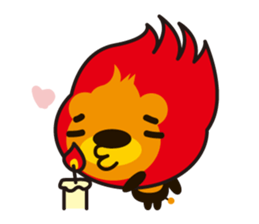 Lion of the fire sticker #906158