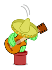 Mariachi Cactus sticker #906439